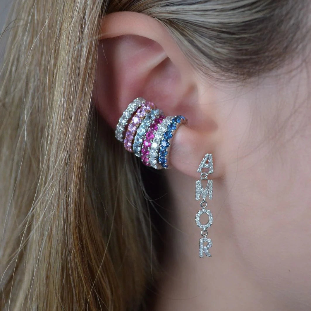 Diamond Earclip Gold