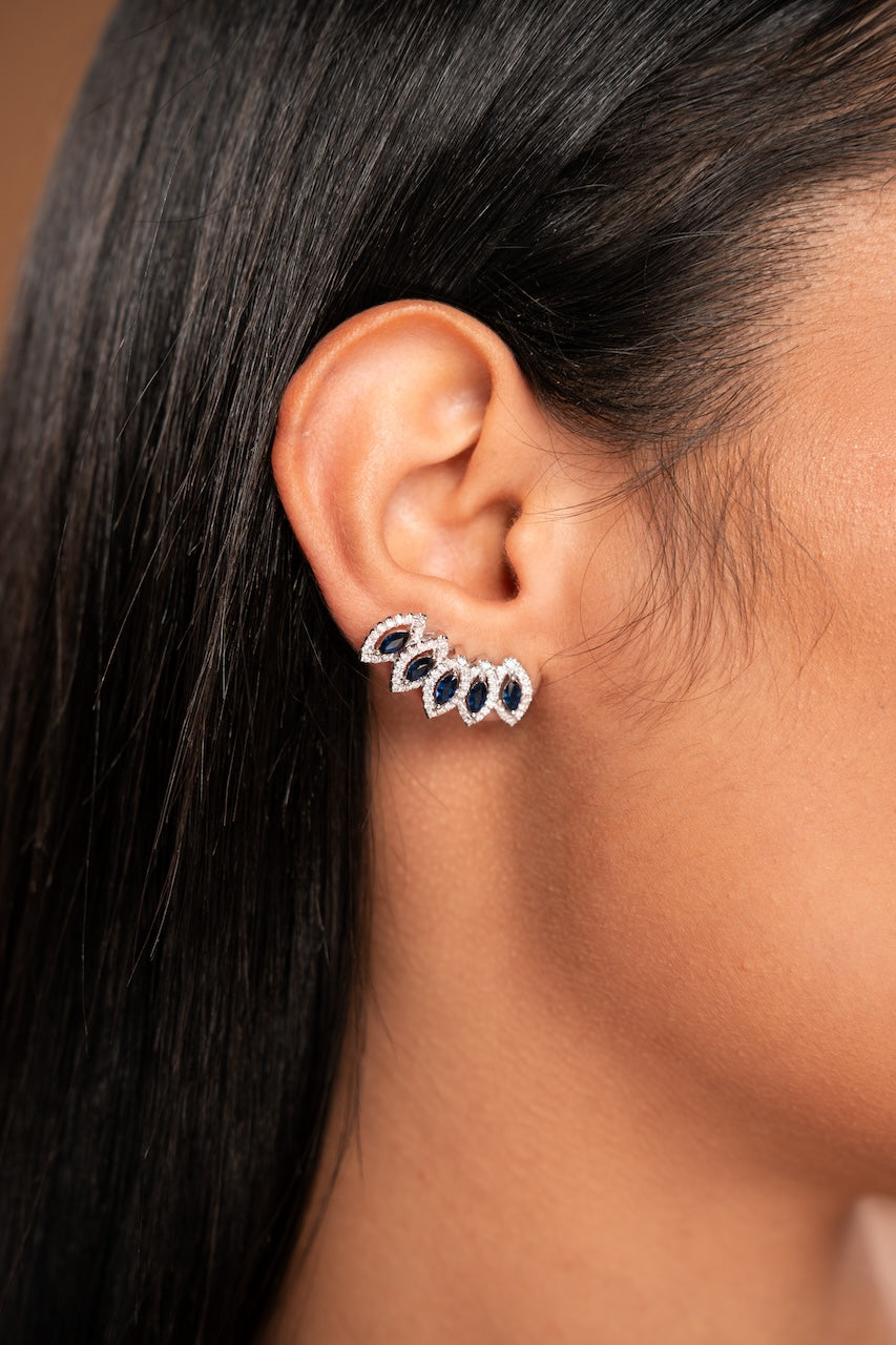 WG Diamond Climber Earring