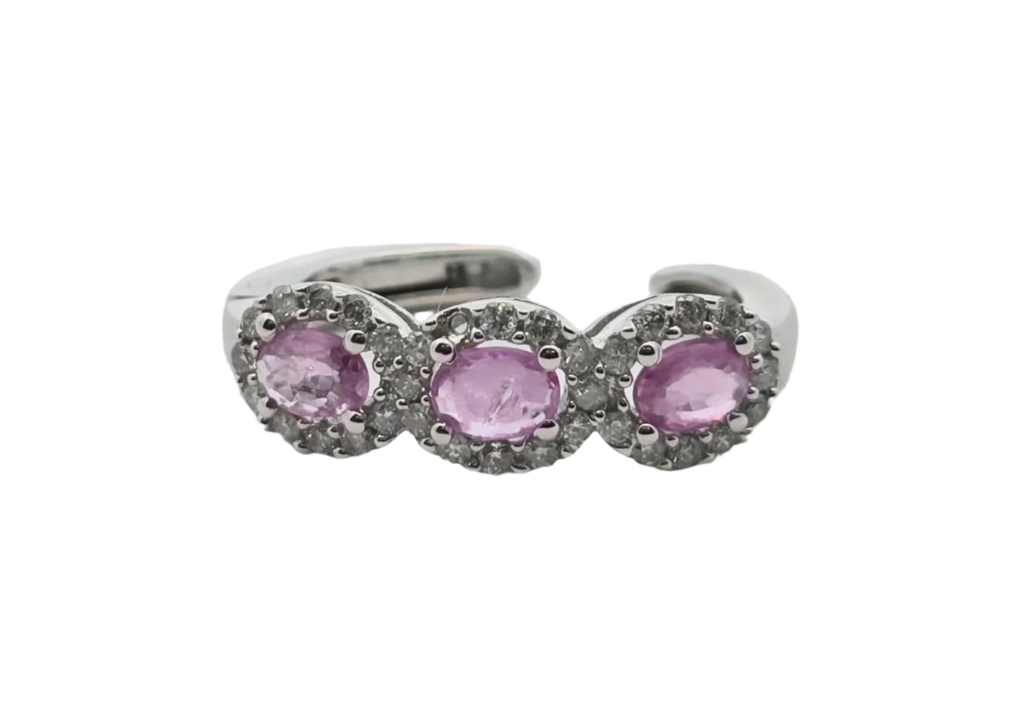 3-OV Diamond Ear Clip