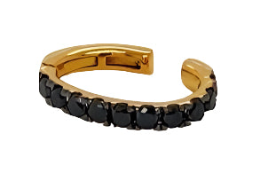 Diamond Earclip Gold