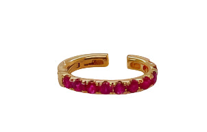 Diamond Earclip Gold
