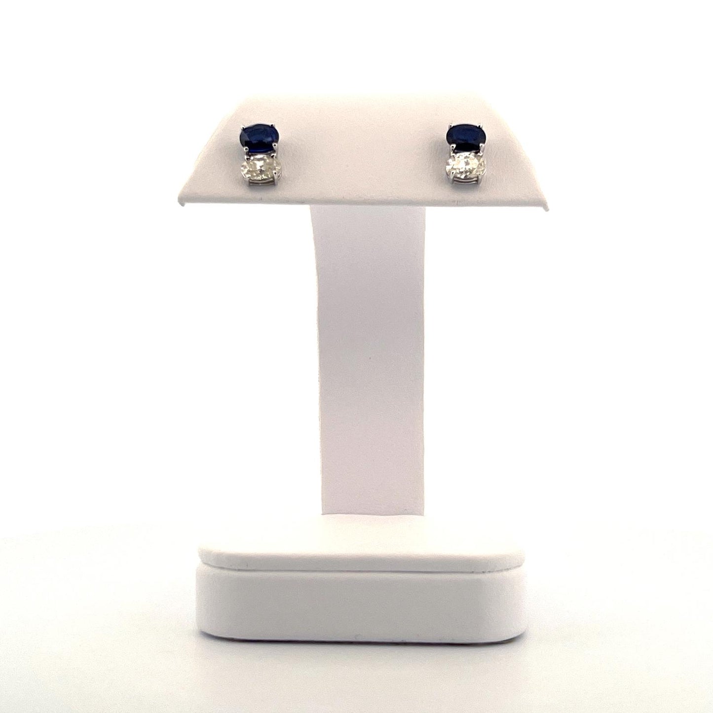 WG Duo Blue Sapphire Diamond Earring