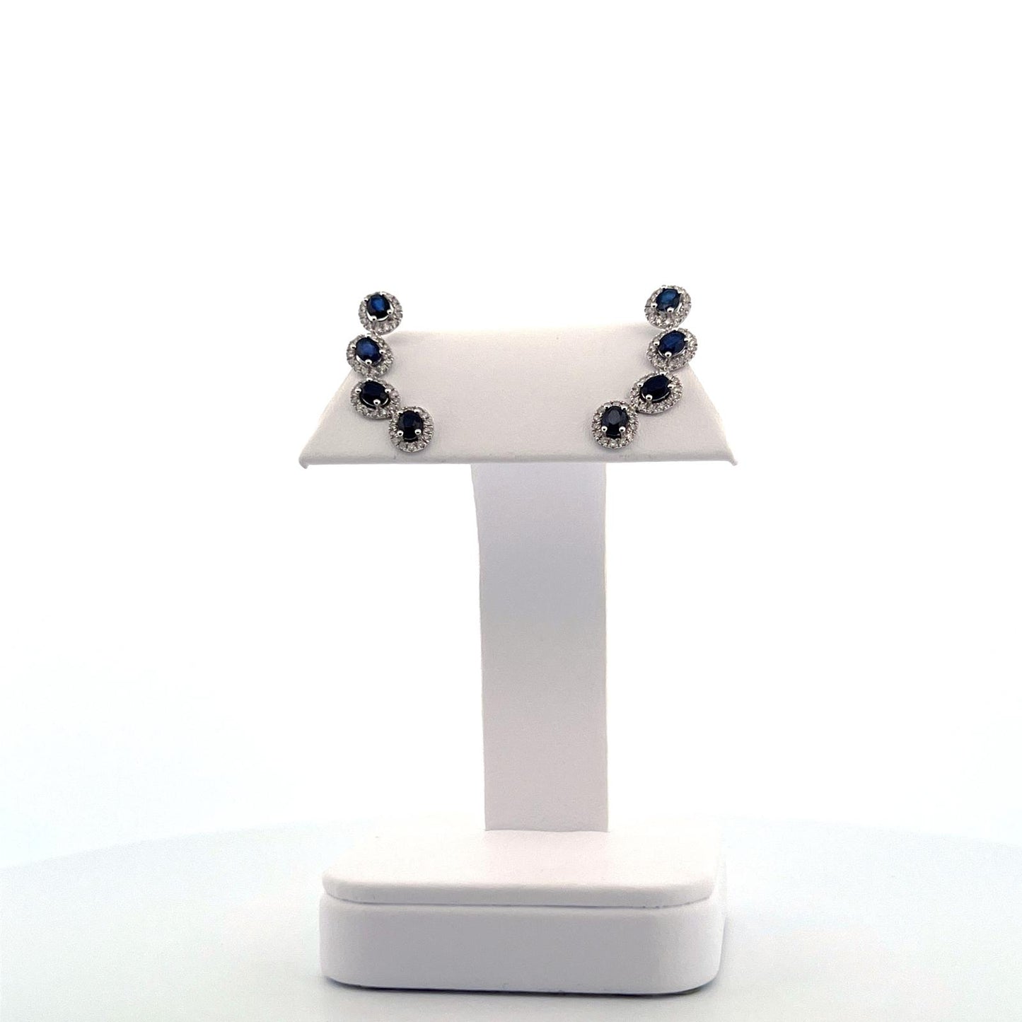 WG OV Climber Diamond Earring