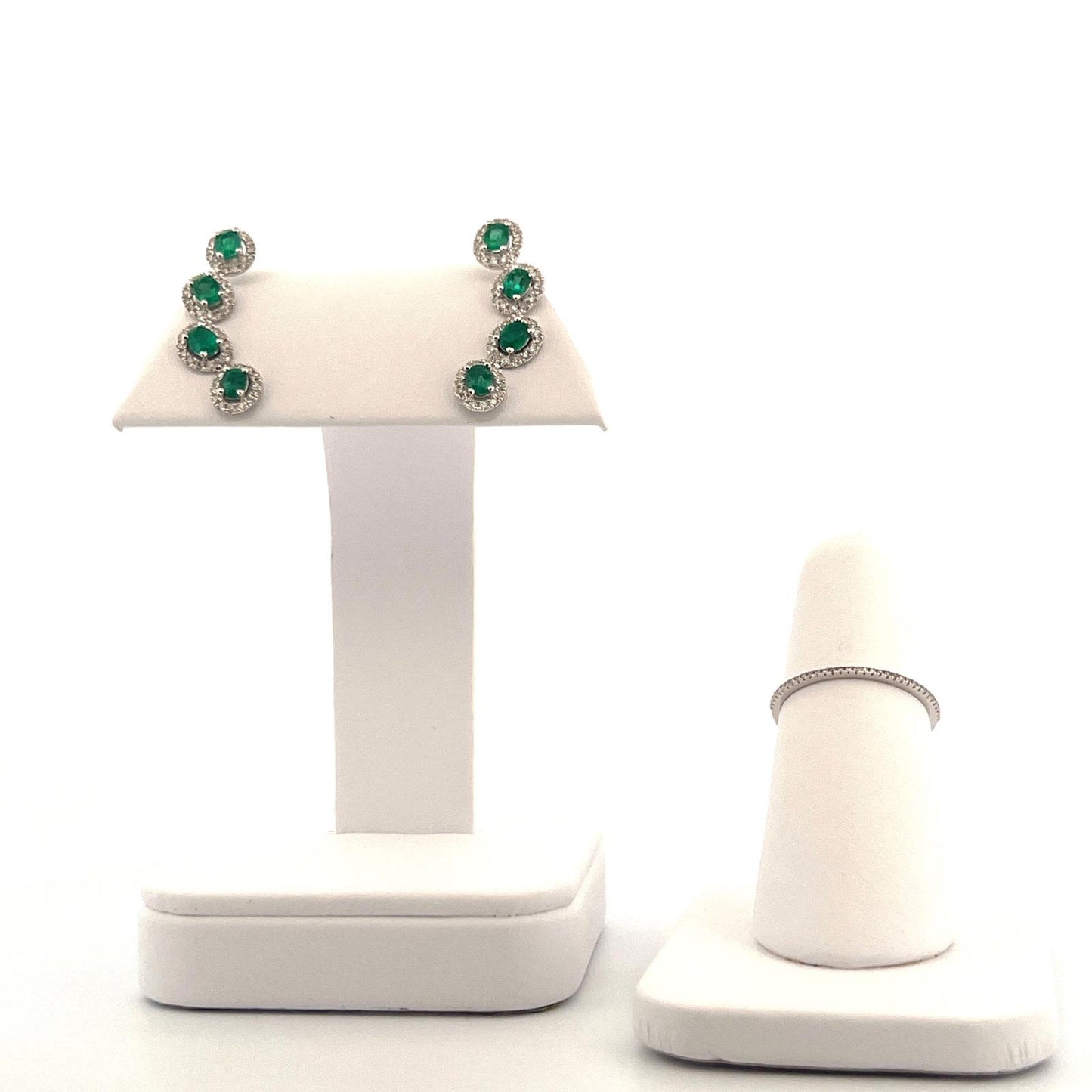 WG OV Climber Diamond Earring
