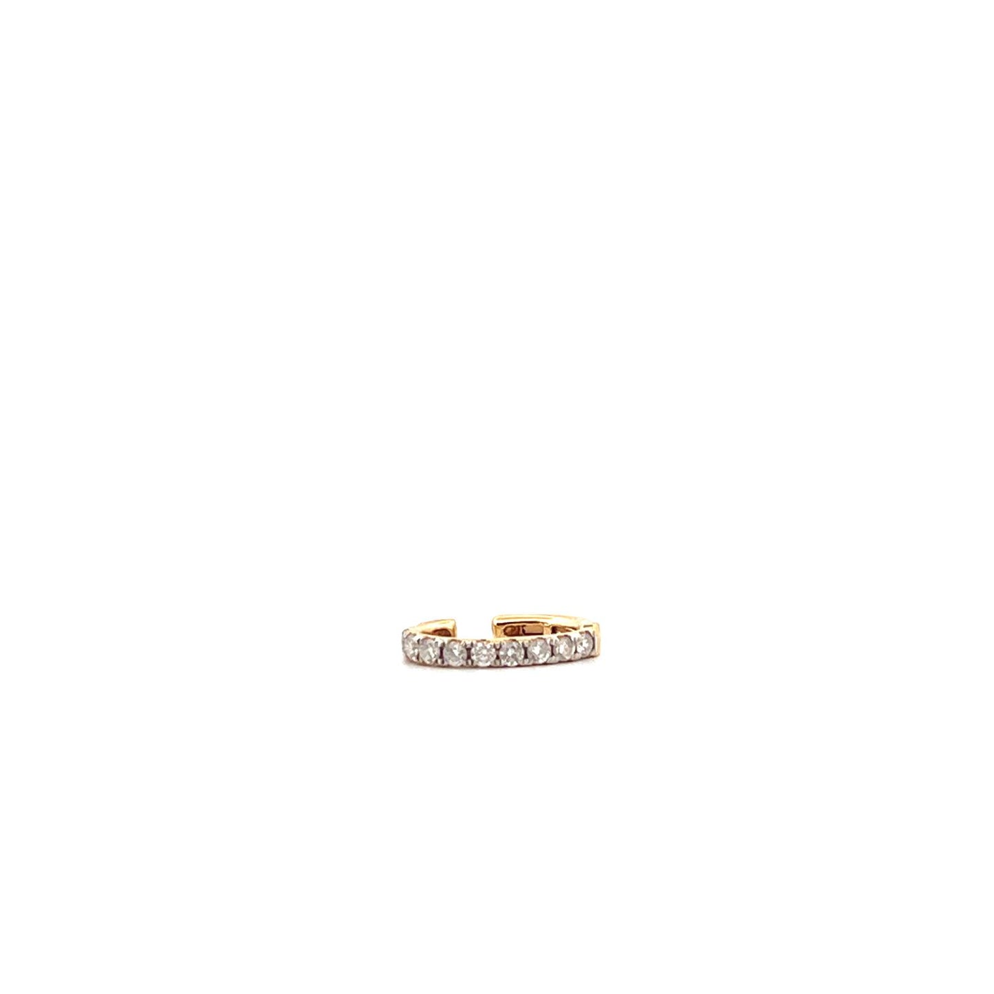Diamond Earclip Gold
