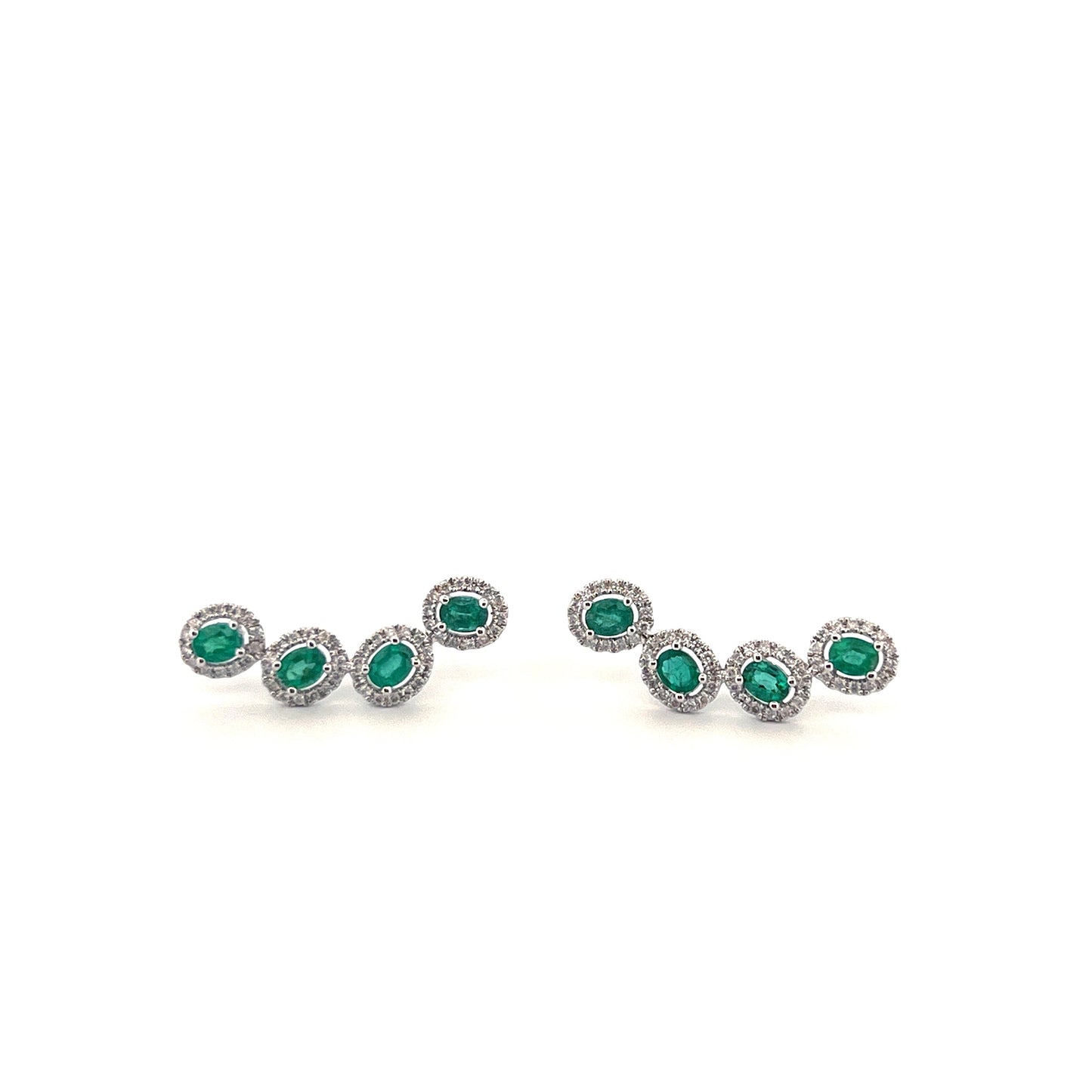WG OV Climber Diamond Earring