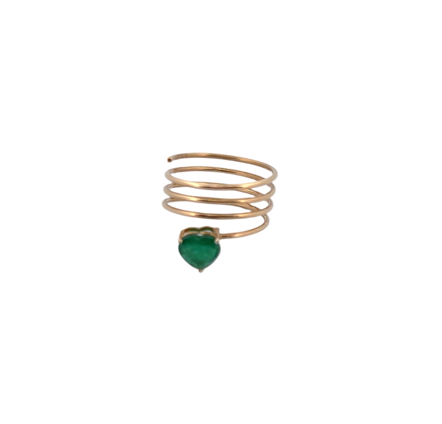 YG Emerald Heart Ring
