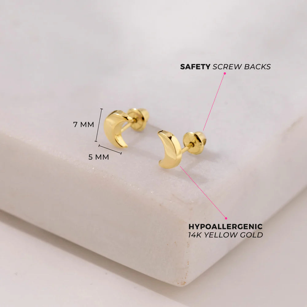 Moon girl earrings