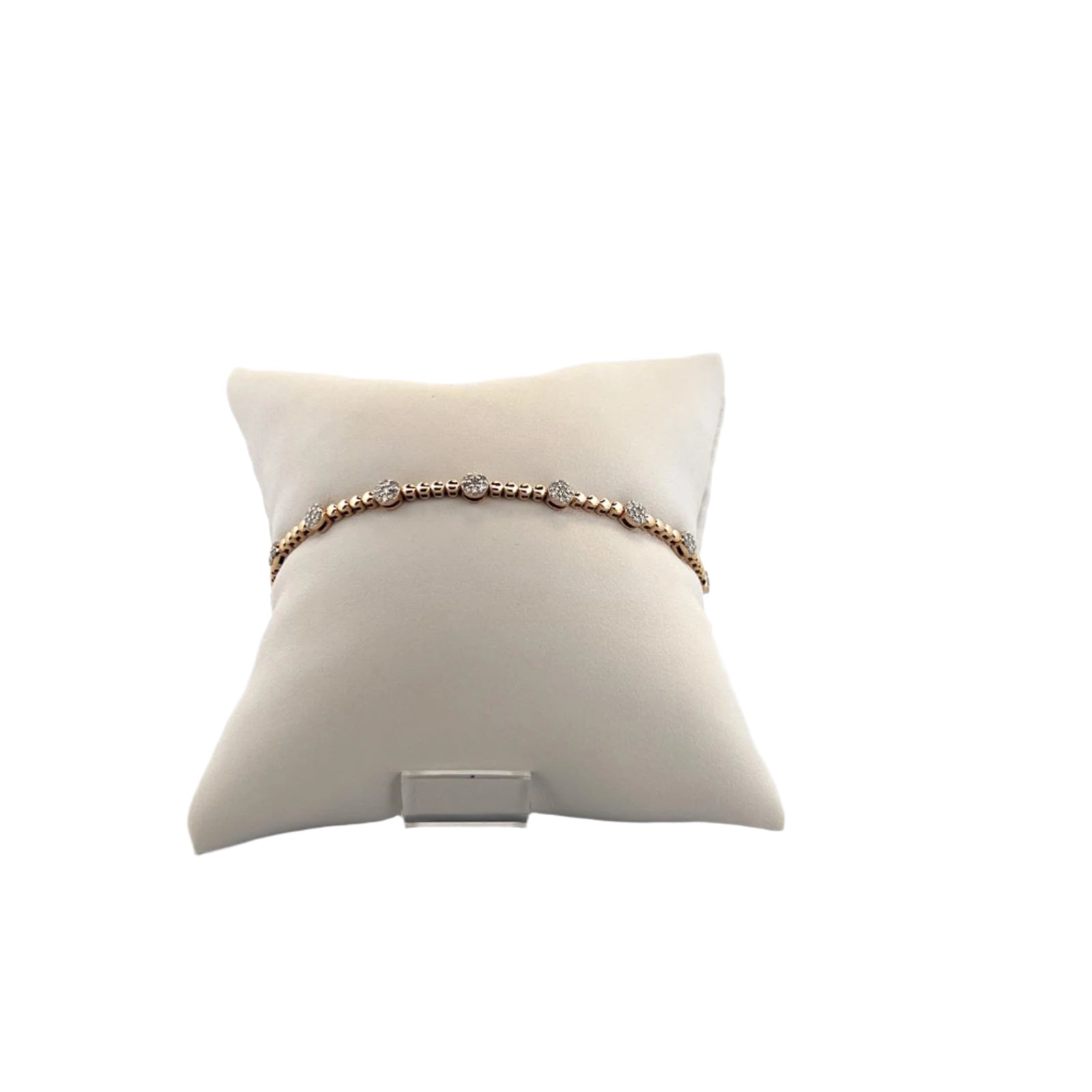 Gold Bracelet with Diamonds