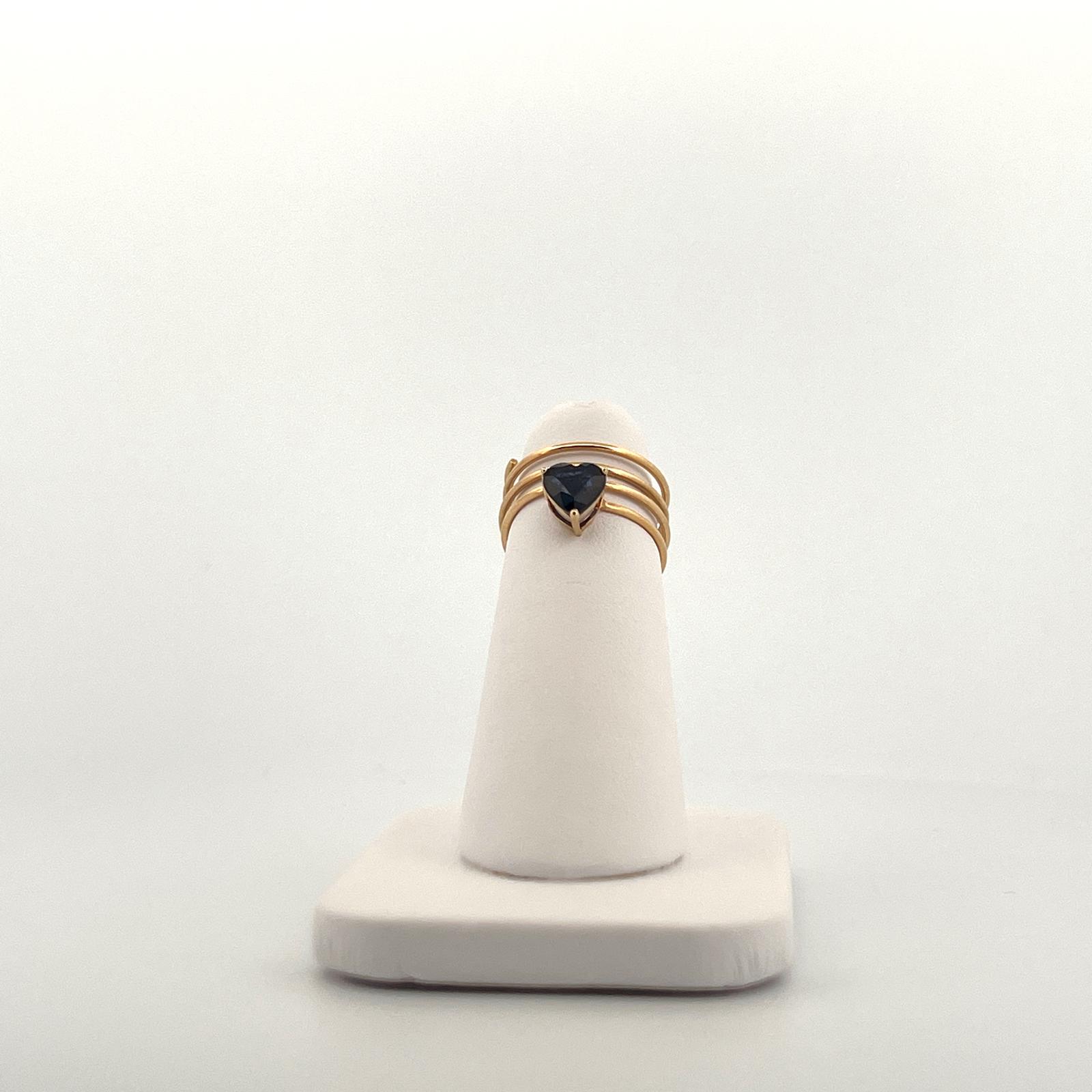 YG Sapphire Ring
