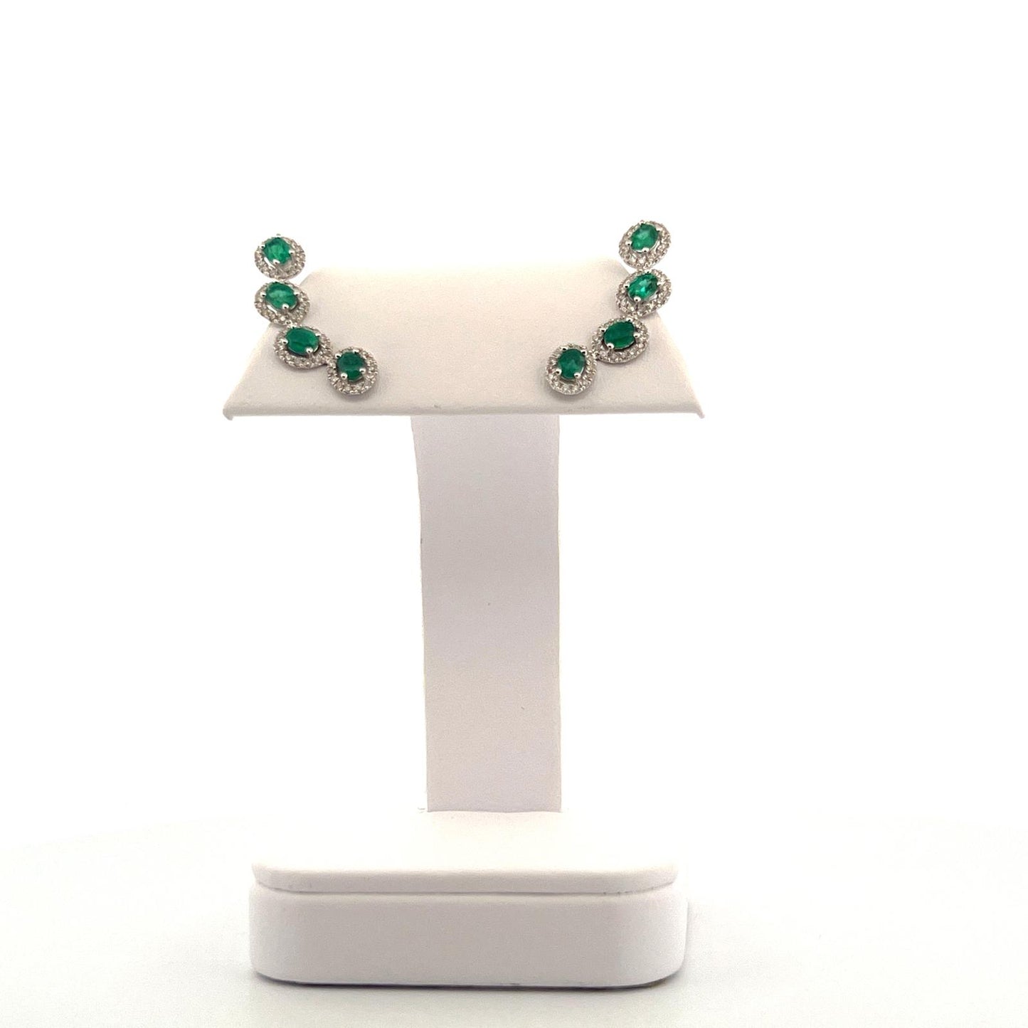 WG OV Climber Diamond Earring