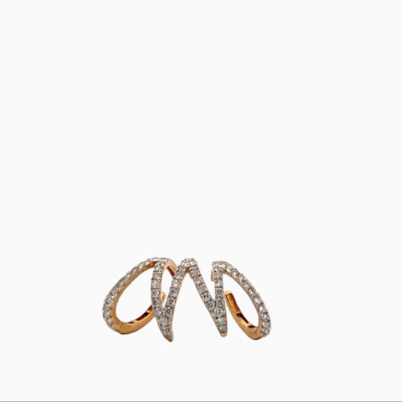 Diamond EarCuff Gold