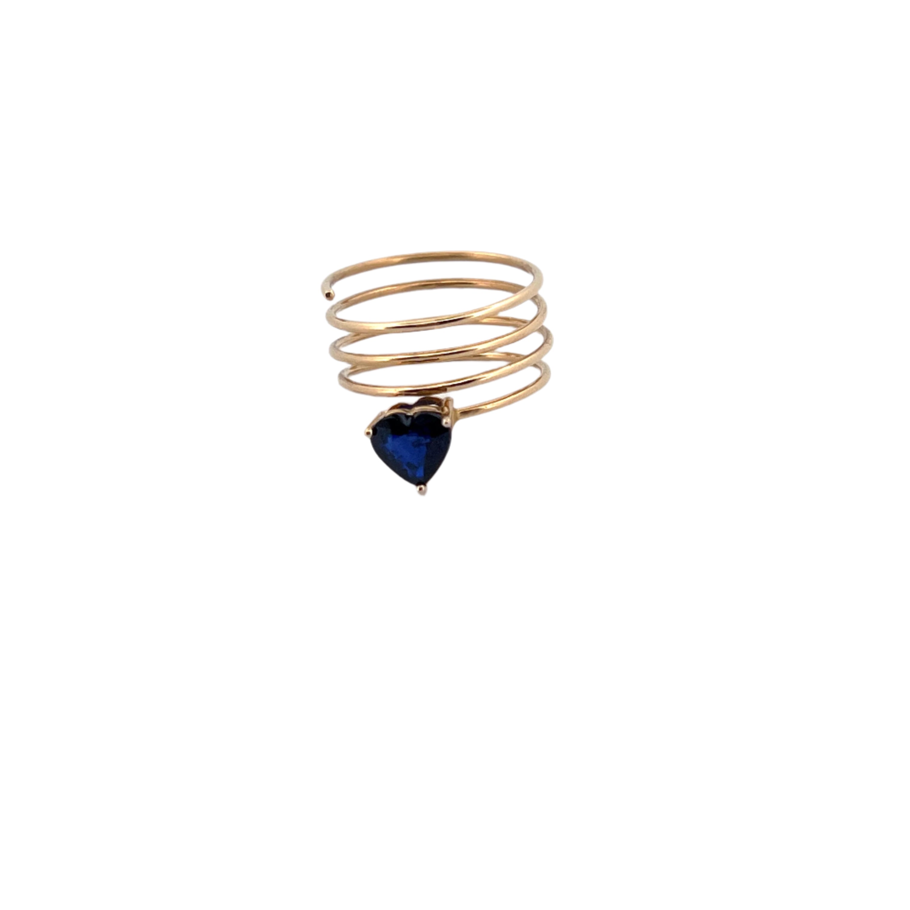 YG Sapphire Ring