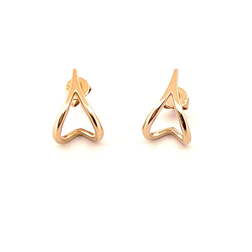 Elegant earring Gold 14k