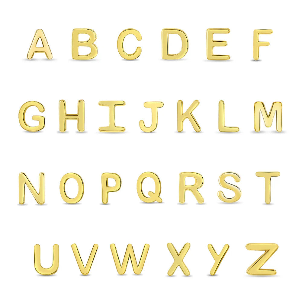 Initial Letter Z Girl Earrings